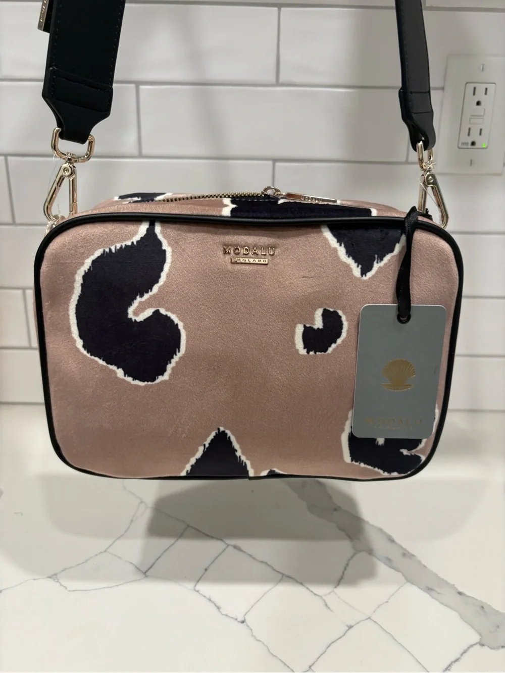 MODALU ENGLAND leopard print bag